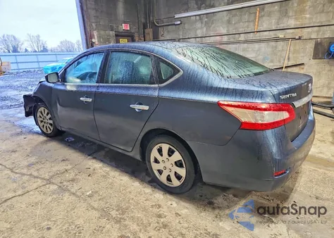 2013 Nissan Sentra S from USA, damaged, VIN 3N1AB7AP8DL687954